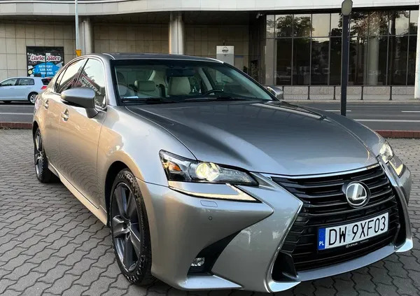 samochody osobowe Lexus GS cena 112980 przebieg: 107866, rok produkcji 2017 z Wrocław